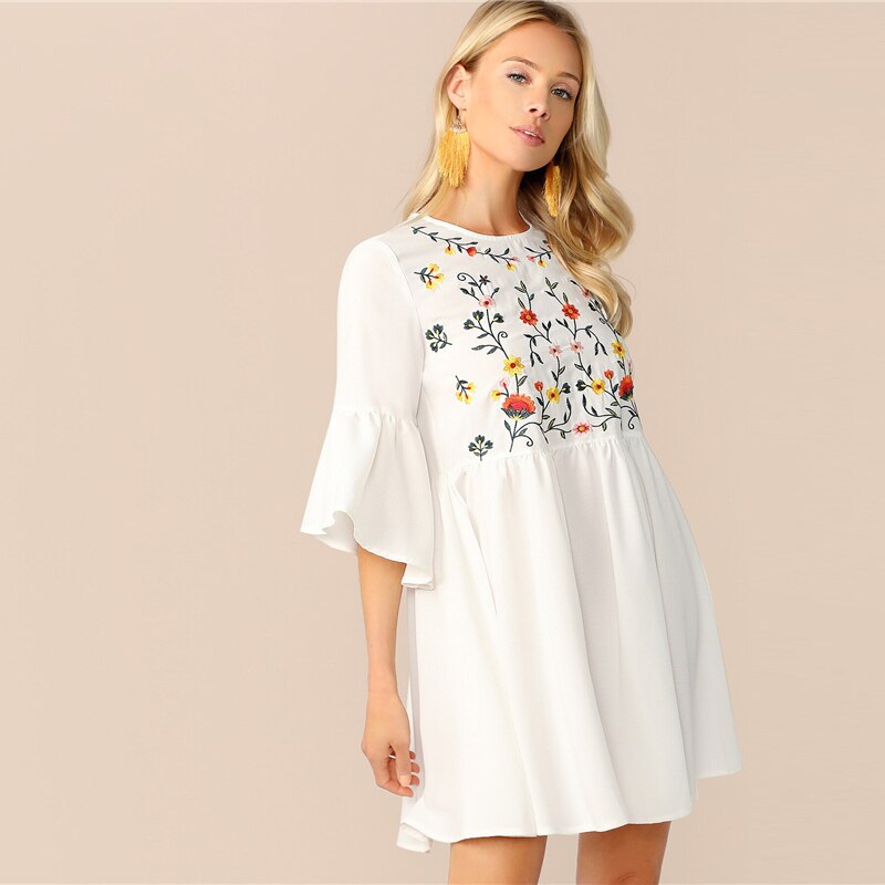 Women's Summer Embroidered Dress Women's Summer Embroidered Dress