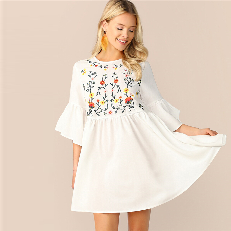 Women's Summer Embroidered Dress Women's Summer Embroidered Dress