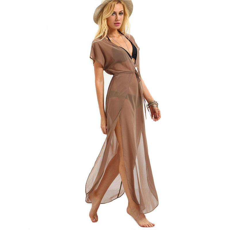 Fashion Bohemian Transparent Women's Beach Dress