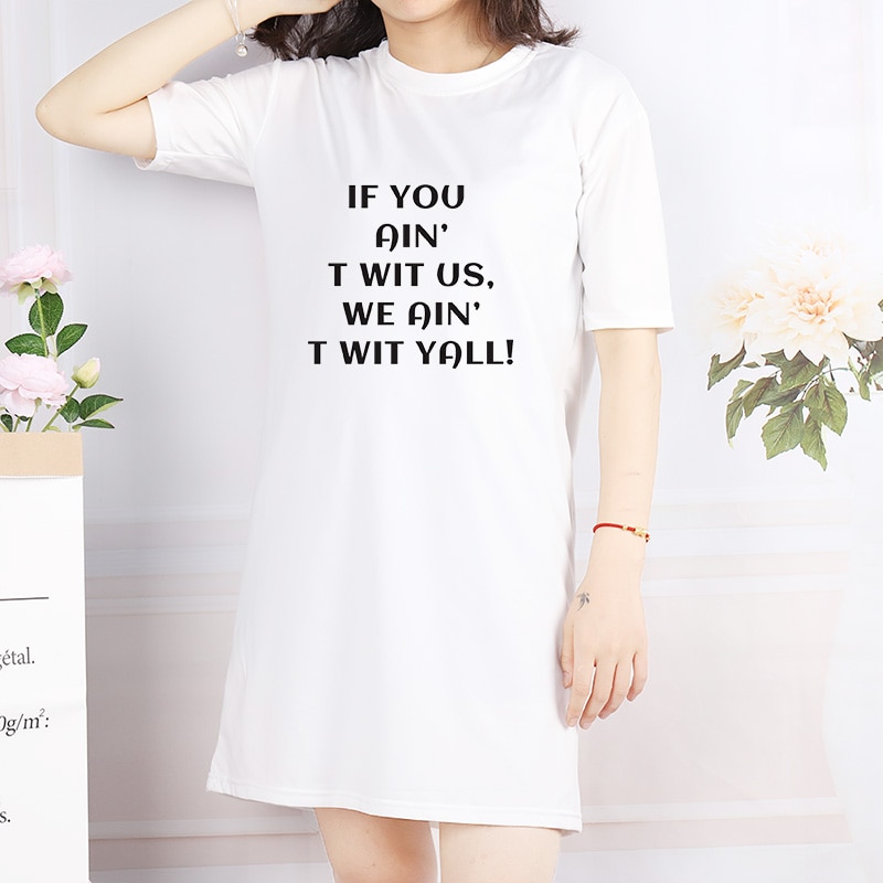 Women's Black Lives Matter Printed Loose Dress Women's Black Lives Matter Printed Loose Dress
