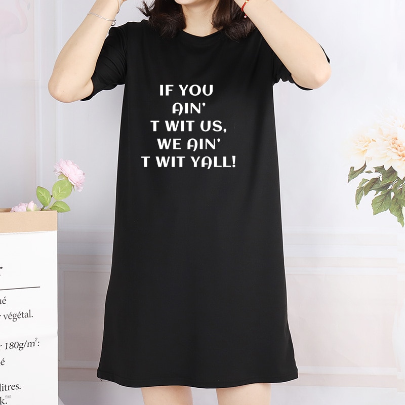 Women's Black Lives Matter Printed Loose Dress Women's Black Lives Matter Printed Loose Dress